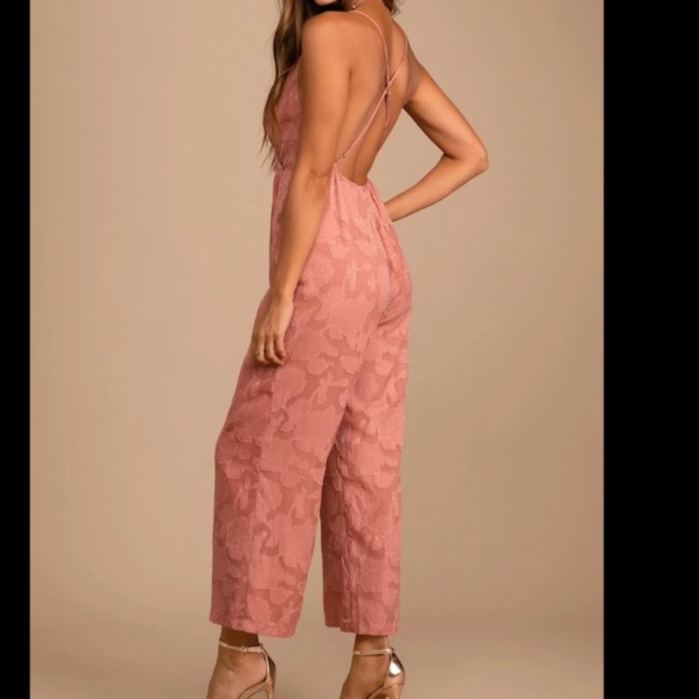 Lulus Backless Jumpsuit - size S